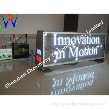 UK Taxi Roof Signs Advertising LED Display